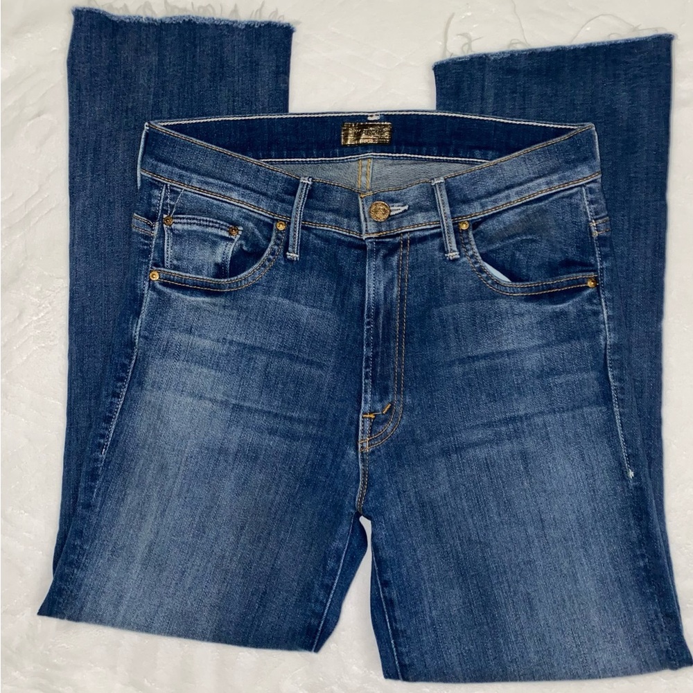 Mother Inside Crop Step Fray Jeans